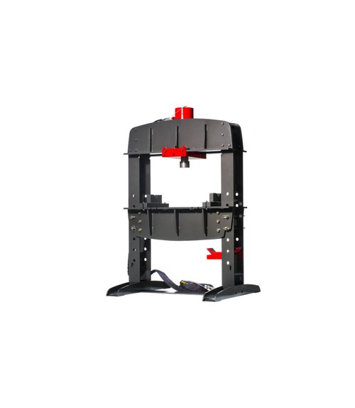 60 Ton Shop Press with PLC and Portable Power Unit 230V, 1Ph