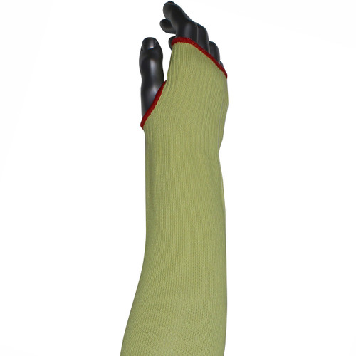 Kut Gard® S10ATAFRCM/4-NW-ES6T  Cut Resistant Sleeve, Size 22", Green, ANSI A4