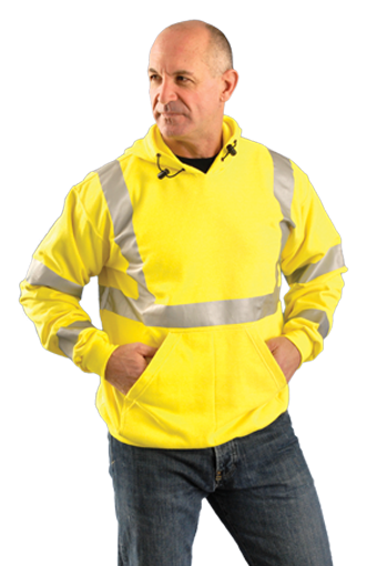 Premium Flame Resistant Yellow Pull-Over Hoodie HRC 2