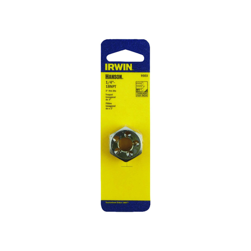 IRWIN DIE 1/4"-18NPT 1" HEX  (P/N 9503ZR)
