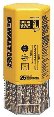 DEWALT 3/16" X 4-1/2" X 6-1/2" SDS+ Hammer Bit (Bulk 25)