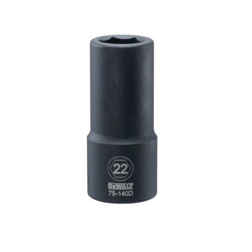 DEWALT 3/4" DR 22mm Impact Socket Deep