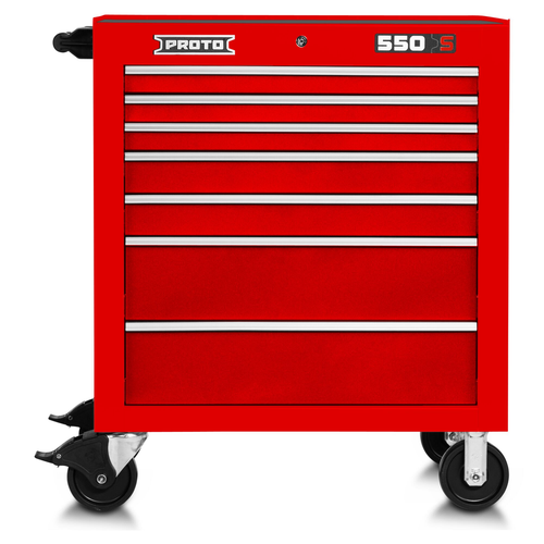 PROTO Roll Cab 34 In 7 Dwr Gl Red