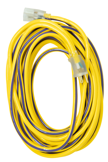 Southwire EXTCORD, 12/3 SJTW 50' YLW/PURPLE LE SW 8/BX
