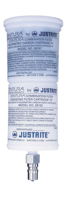 Coalescing/Carbon Filter With Disconnect, for HPLC Disposal Cans With Stainless Steel Disconnect - 28162