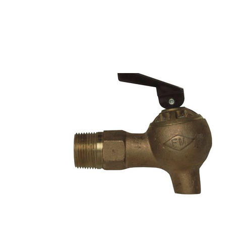 Brass Control Flow Lab Safety Faucet, 3/4-in NPT Bung
