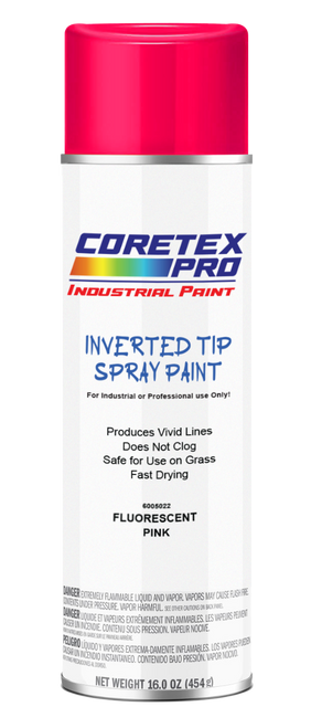 Coretex Upside Down Paint Fluorescent Pink 1/EA12/CS 60CS/Pallet