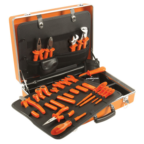 Jameson 1000V Insulated Deluxe Utility Tool Kit, 19-Piece