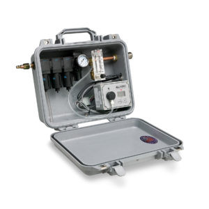 Allegro Five-Worker Carry-Air Filter Panel w/ AC/DC CO Monitor