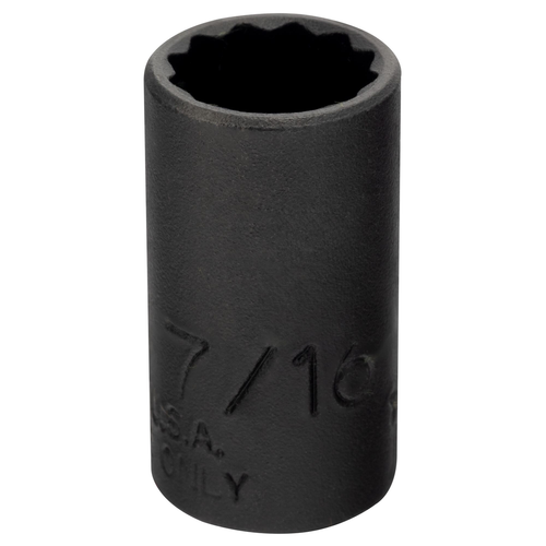 PROTO Skt 1/4 Dr 7/16 12Pt Black