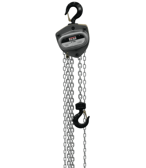L-100-200WO-15, 2-Ton Hand Chain Hoist With 15' Lift & Overload Protection