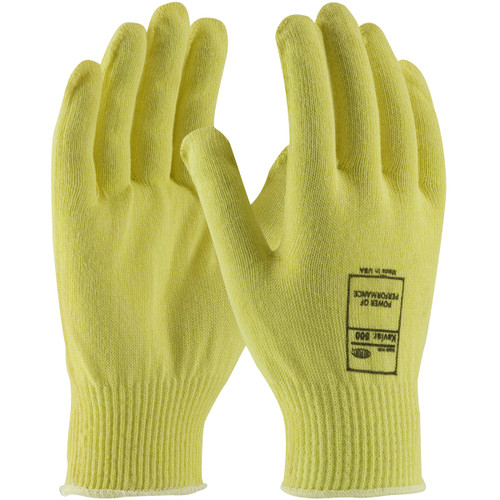Kut Gard® 07-K200 Lightweight Cut Resistant Gloves, Size L, Yellow, ANSI A2