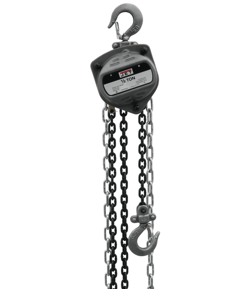 S90-050-30, 1/2-Ton Hand Chain Hoist With 30' Lift