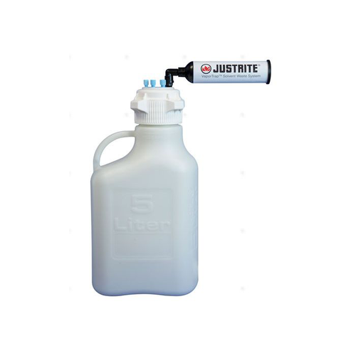 5 Liter HDPE Carboy with Filter Kit, VaporTrap™, 6 Ports 1/8" Tubing, 83mm Cap - 12801