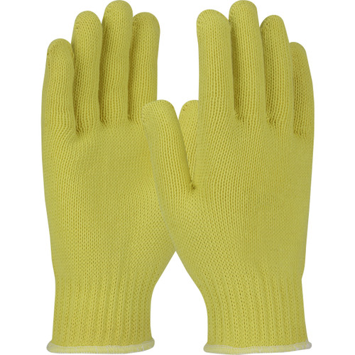 Kut Gard® 07-K350 Heavy Weight Cut Resistant Gloves, Size L, Yellow, ANSI A3