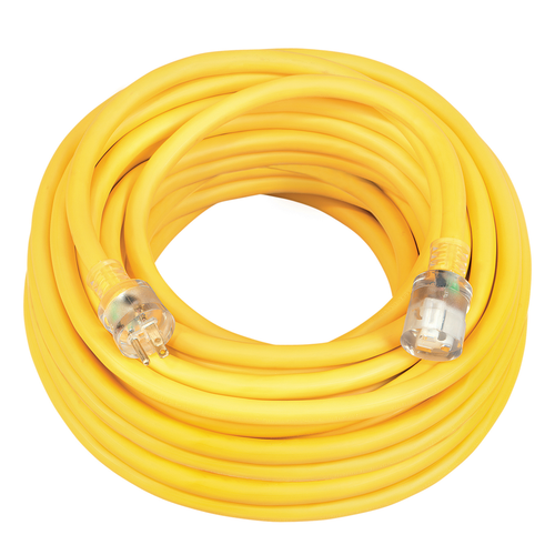 Southwire 25ft 10/3 SJEOOW Polar/Solar® Standard Extension Cord (Yellow) 6/BX