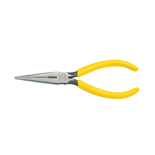 KLEIN 7'' Stnrd Long-Nose Pliers Side-Cutting