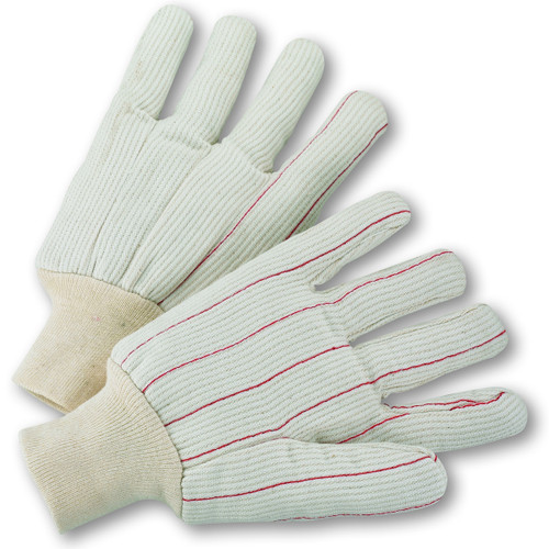 PIP® K81SCNCI 18oz Fabric Work Gloves, Size L, Natural