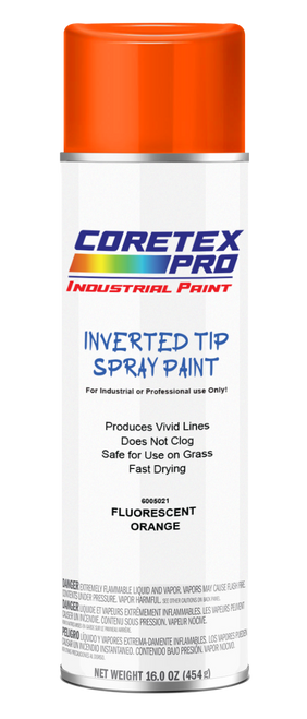 Coretex Upside Down Paint Flourescent Orange 1/EA12/CS 60CS/Pallet