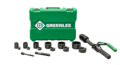 GREENLEE Quick Draw Flex® 8-Ton Hydraulic Knockout Kit with SlugBuster® 1/2" to 2"