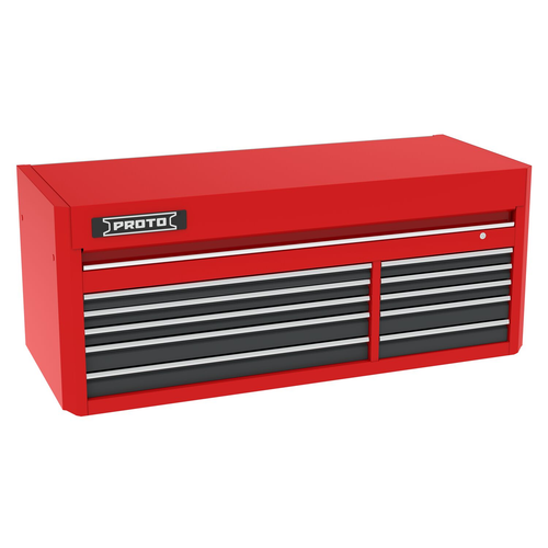 TOP CHEST 66 IN 10 DWR RED/GREY