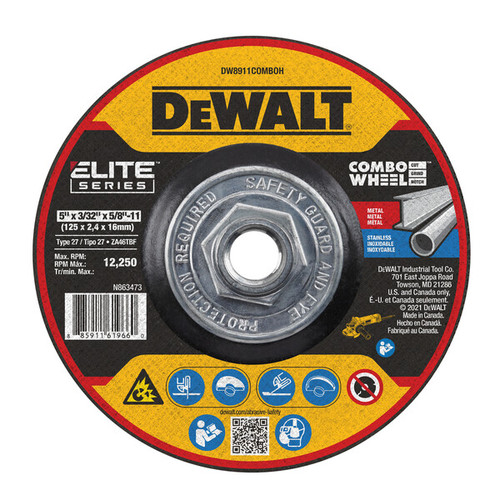 DEWALT ELITE SERIES Combo Wheels  (P/N DW8911COMBOH)