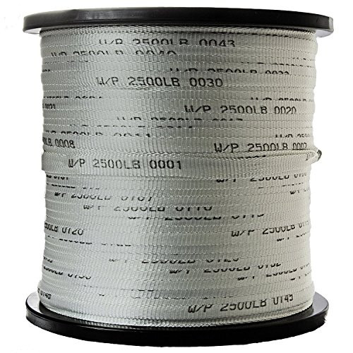 3/4" x 3000' Woven Polyester Pulling Tape 2500lb Break Strength