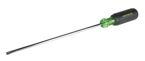 GREENLEE Round Shank 3/16" X 8" Flat Blade Screwdriver