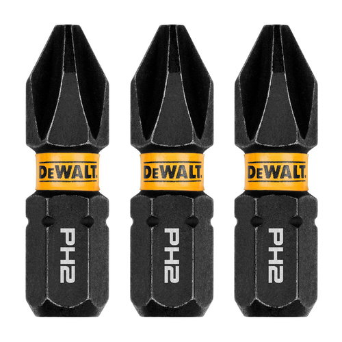 DW FLEXTORQ 3PK 1IN BITS FOR PH2
