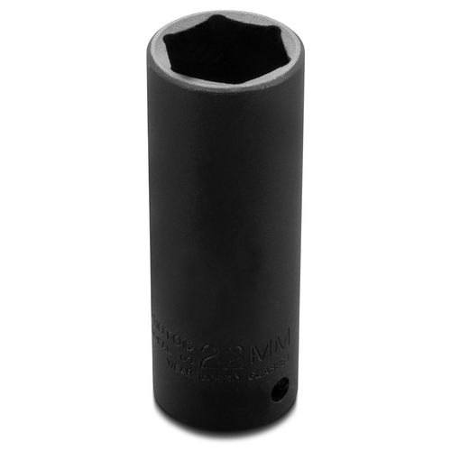 Proto® 1/2" Drive Thin Wall Deep Impact Socket 22 mm - 6 Point 1/ea