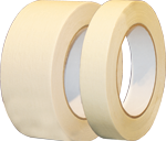 Electro-Tape 1/2"  (12 mm) x  60 yd General Purpose Masking Natural Rubber Adhesive 72/CS