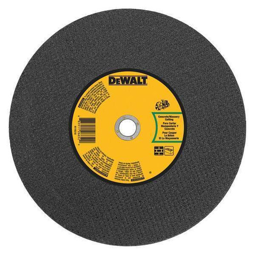 DEWALT 14 In x 1/8 in Aluminum Oxide Abrasive Chop / Cut-Off Blade with 20 mm Arbor For Concrete & Masonry Cutting (1 Pack)