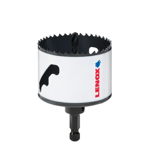 LENOX Bi-Metal Speed Slot Arbored Hole Saw With T3 Technology, 2-3/4"