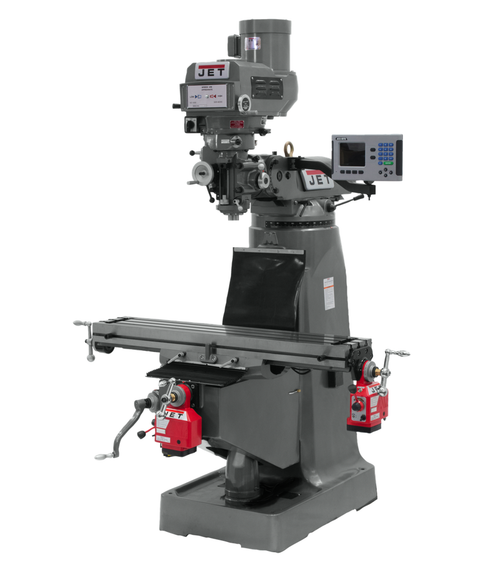 JTM-4VS Mill With ACU-RITE 203 DRO With X and Y-Axis Powerfeeds