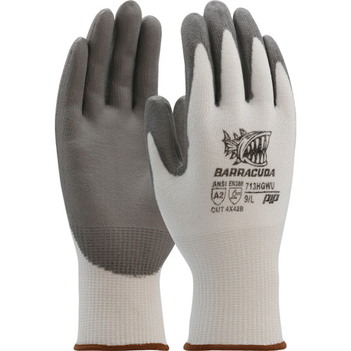 Barracuda® 713HGWU  Cut Resistant Gloves, Size M, White, ANSI A2