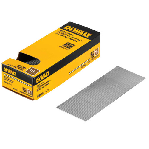 DEWALT 18  Guage 2 in. Brad Nails 2,500 Quantity  (P/N DBN18175-2)