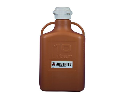10 Liter HDPE Carboy, 83mm Cap, Amber - 12921