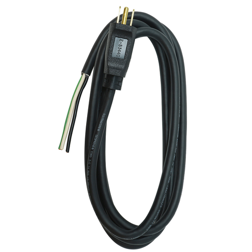 Southwire 9ft  14/3 SJEOOW Power Supply Cord - Water and Oil Resistant (Black) 25/BX