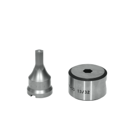 3/8IN HEX PUNCH & DIE SET WITH KEY-WAY, PDH3/8