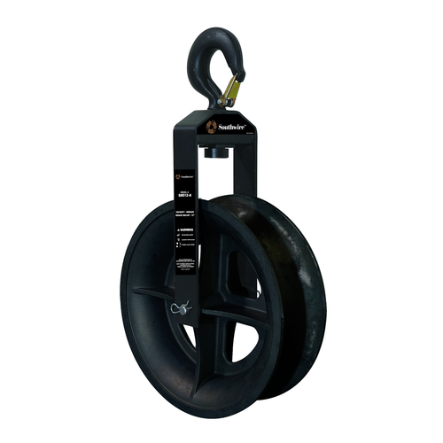 SOUTHWIRE HOOK SHEAVE, 12 INCH, 4000LB