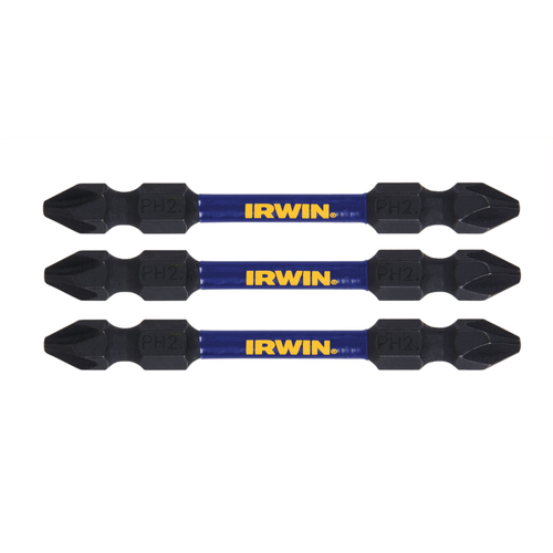 IRWIN IMPACT 2-1/2IN DE PHILLIPS #2-3 PK