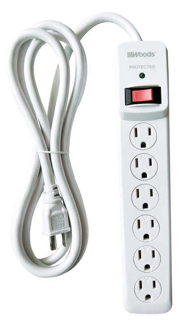 Woods SURGE, 6 OUT SURGE 680J 6' CORD 6/BX