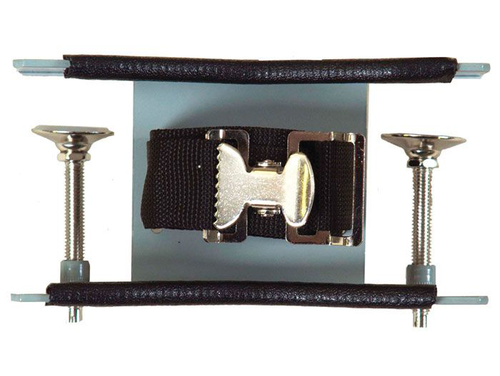 Steel Gas Cylinder Support Bracket, One 12" Cylinder Capacity, Bench Mount, Steel - 35258