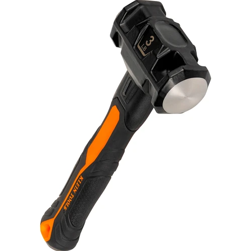 Dual-Faced Fiberglass Handle Hammer, 3-Pound