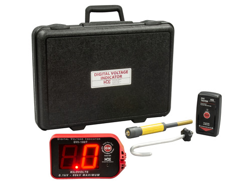 GREENLEE Digital Voltage Indicator w/Test Point 100kV, OH/UG Kit 2