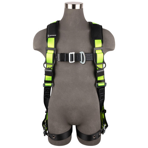 SafeWaze PRO Full Body Harness: 1D, MB Chest, FD, TB Legs  (S/M)