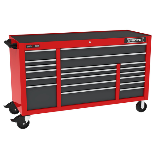 19 DRAWER WORKSTATION RED/GRAY