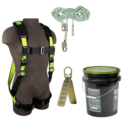 SafeWaze PRO Bucket Roof Kit: FS185-PL-L/XL, FS700-50GA-SP, FS870