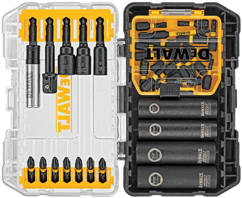 DEWALT Screwdriver Bit Set, Impact Ready, Flextorq, 35-Piece