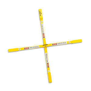 Allegro Fixed Mahole Safety Cross, Small, 24"